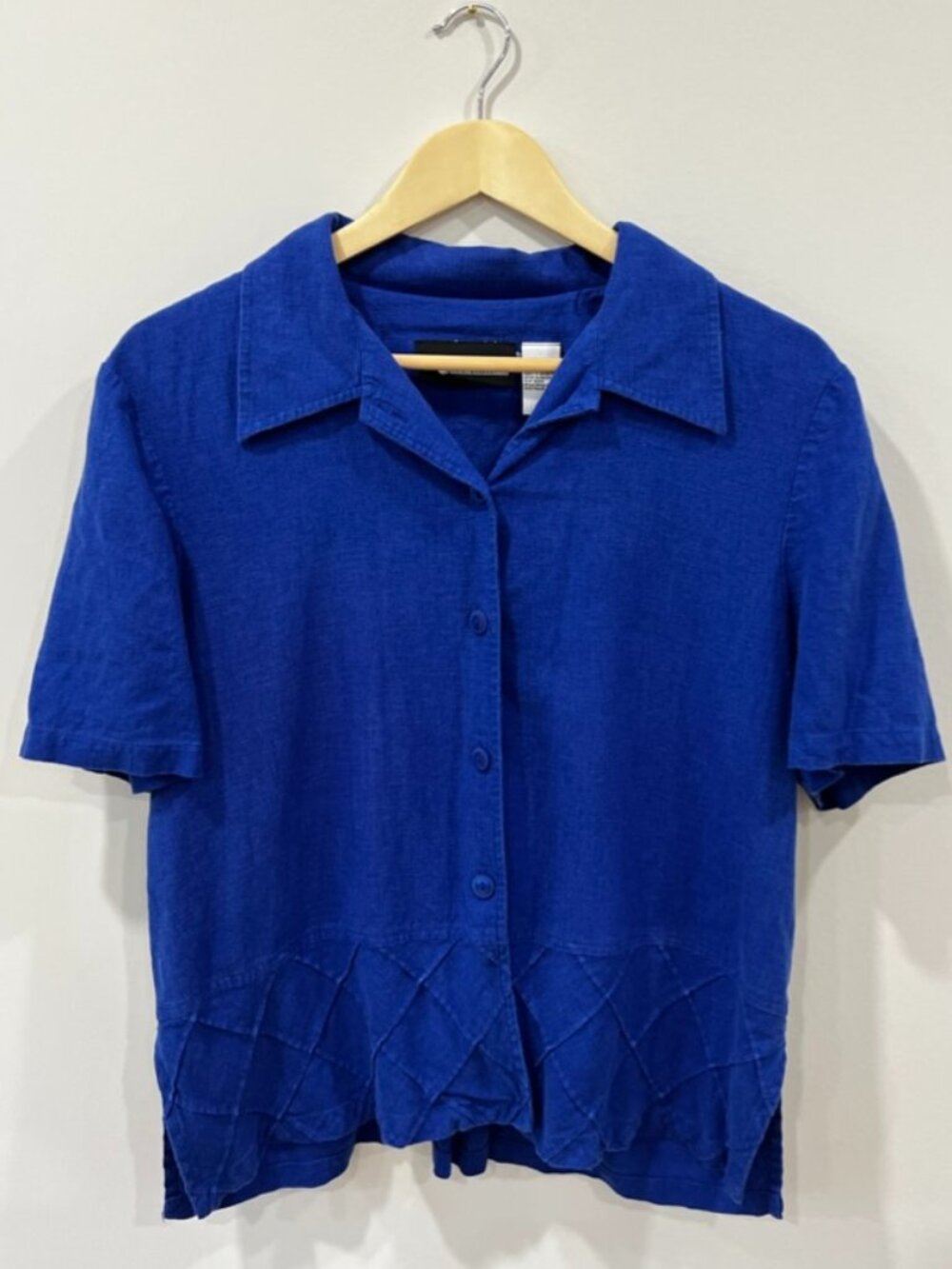 Cobalt Linen Button up